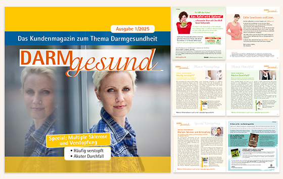 PDF-Magazin Darmgesund 1/2025 Titelseite und Download PDF-Magazin Darmgesund 1/2025